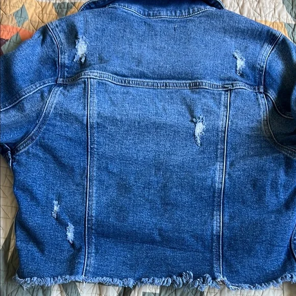 JBD. Trendy Cropped Denim Jacket - Picture 7 of 7